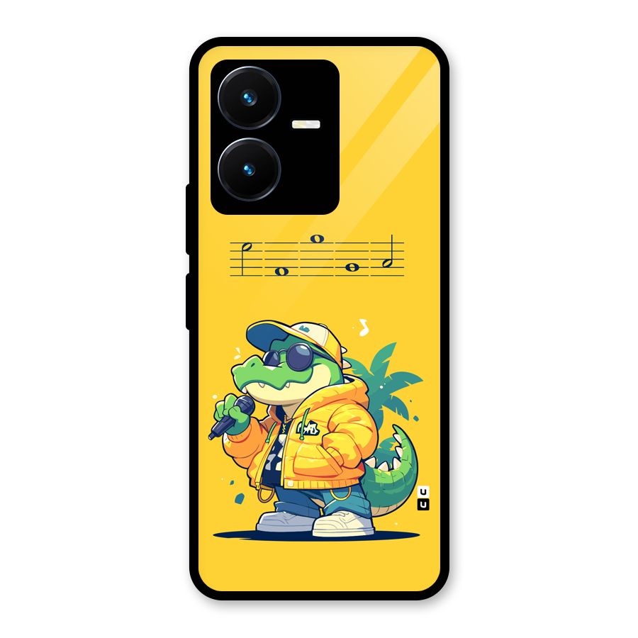 Music Gator Glass Back Case for Vivo Y22s