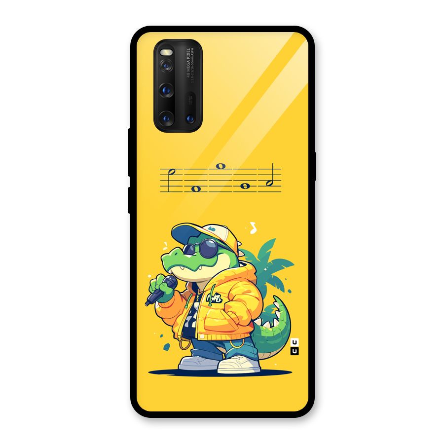 Music Gator Glass Back Case for Vivo iQOO 3