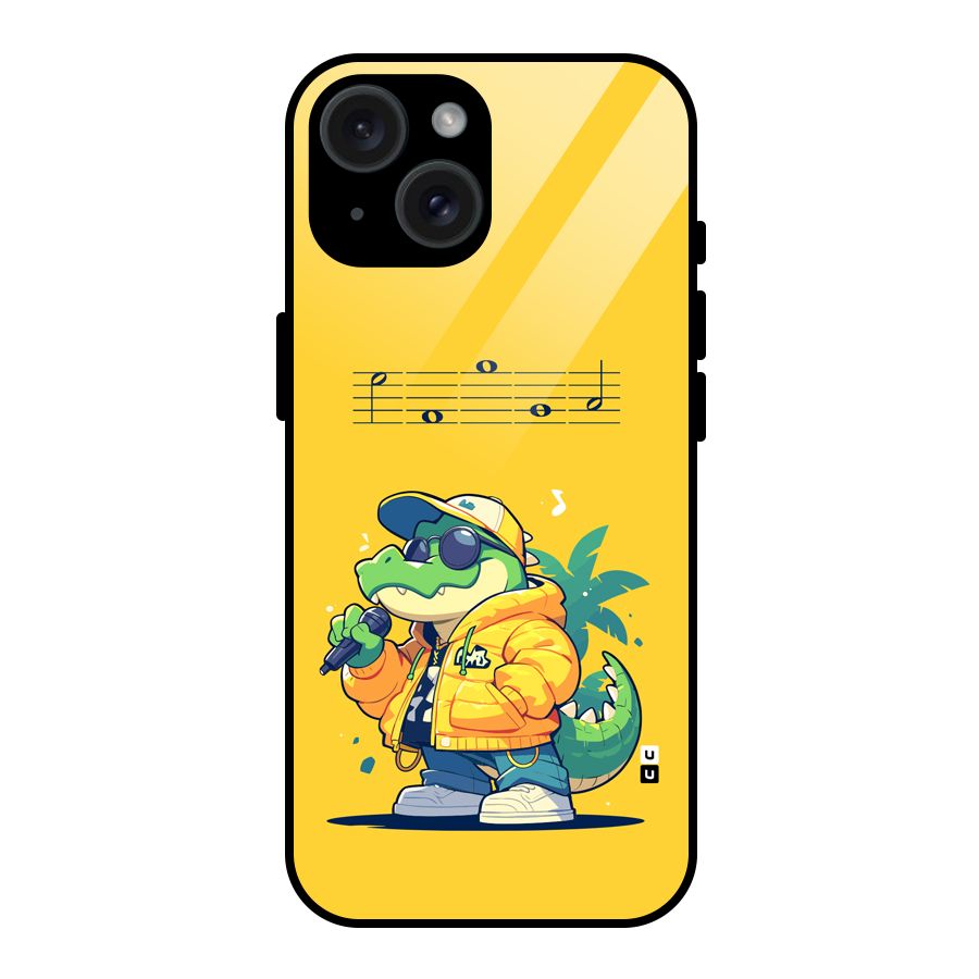 Music Gator Glass Back Case for iPhone 15