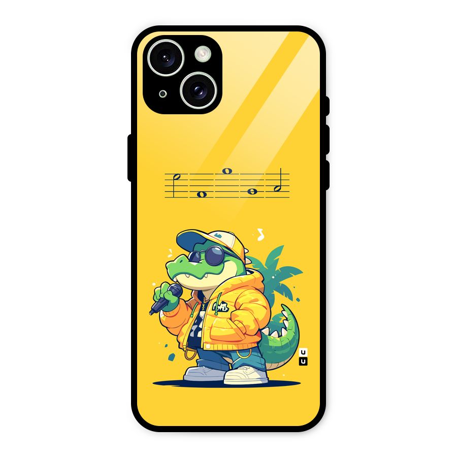 Music Gator Glass Back Case for iPhone 15 Plus