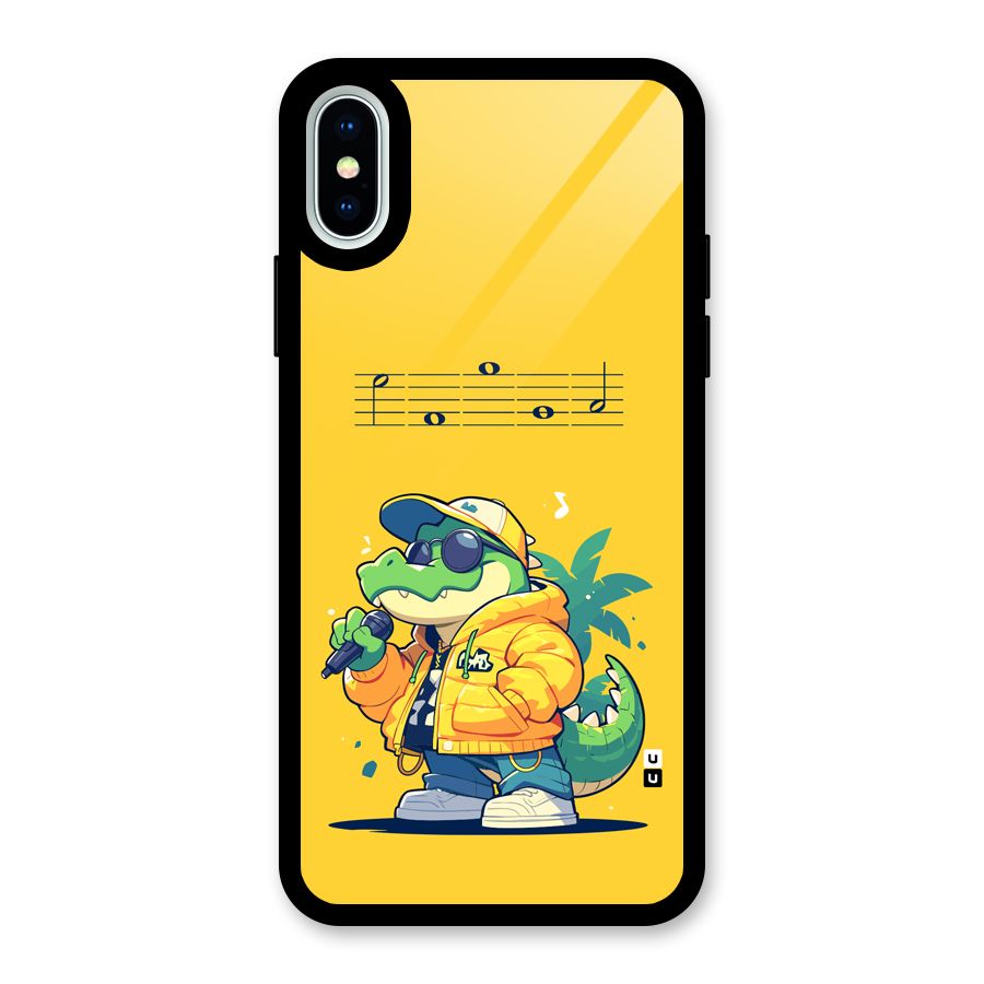 Music Gator Glass Back Case for iPhone XS
