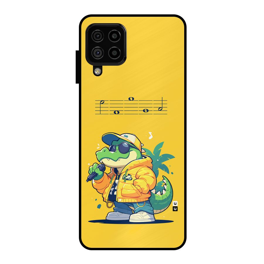 Music Gator Metal Back Case for Galaxy A22 4G