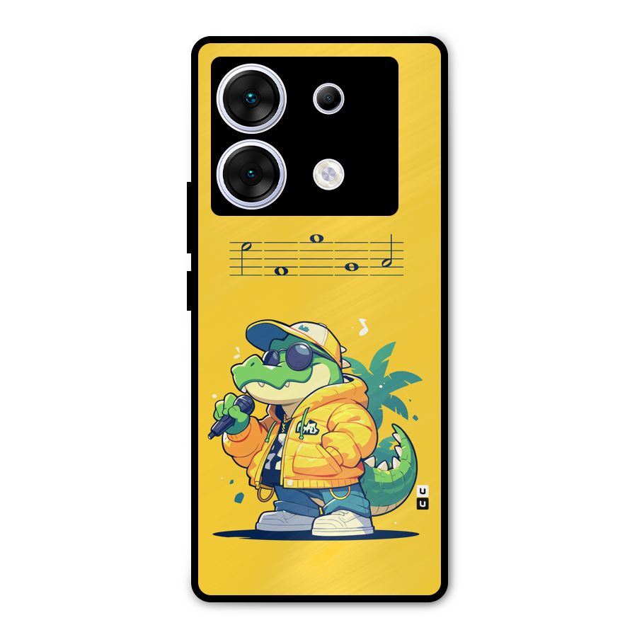 Music Gator Metal Back Case for Infinix Zero 30 5G