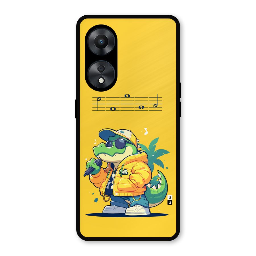Music Gator Metal Back Case for Oppo A78