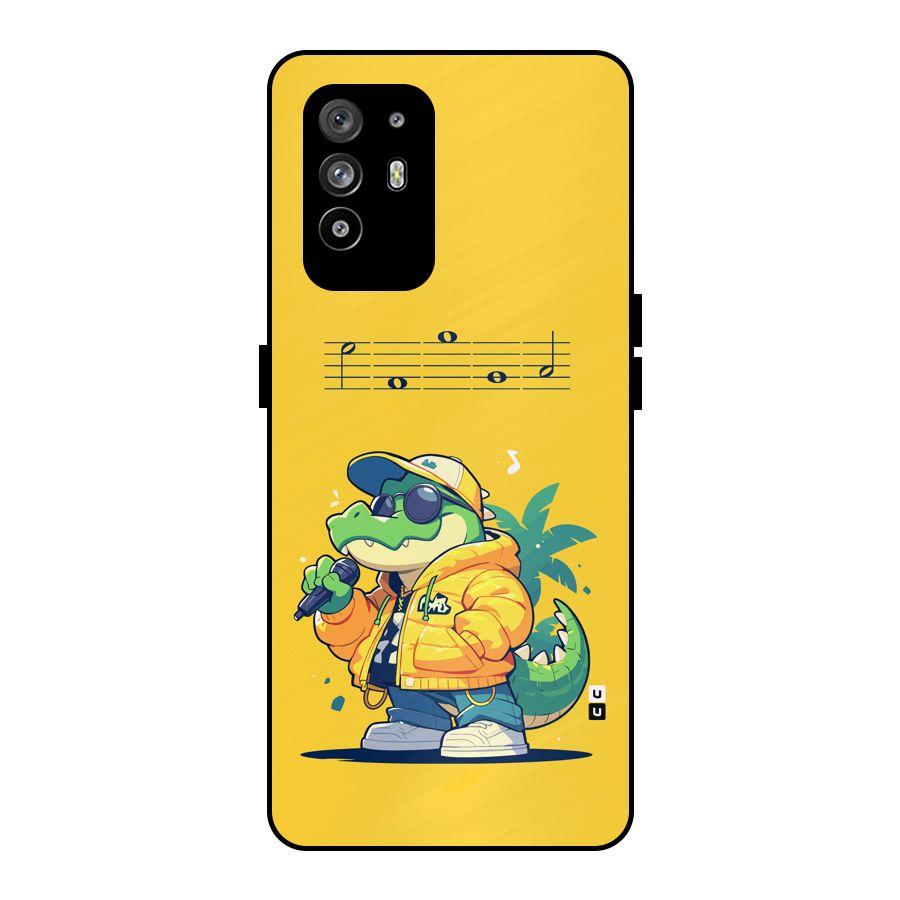 Music Gator Metal Back Case for Oppo F19 Pro Plus 5G