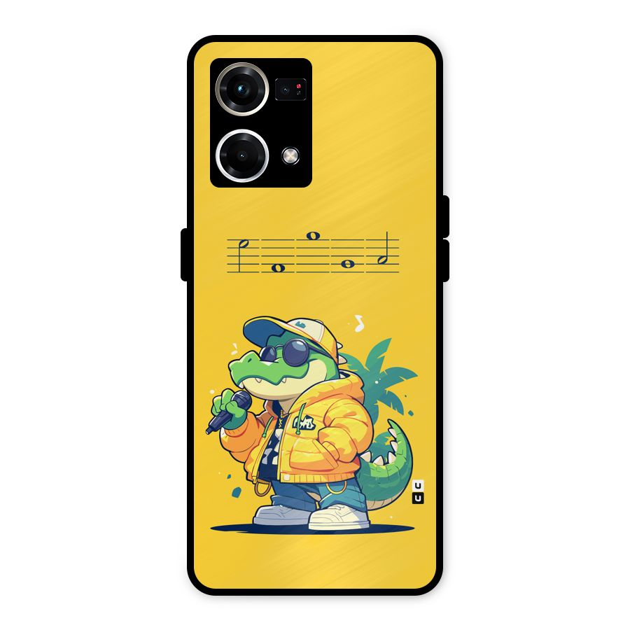 Music Gator Metal Back Case for Oppo F21 Pro 4G