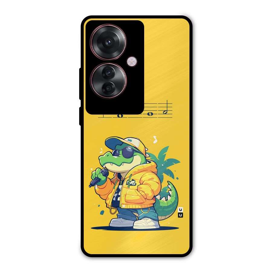 Music Gator Metal Back Case for Oppo F25 Pro