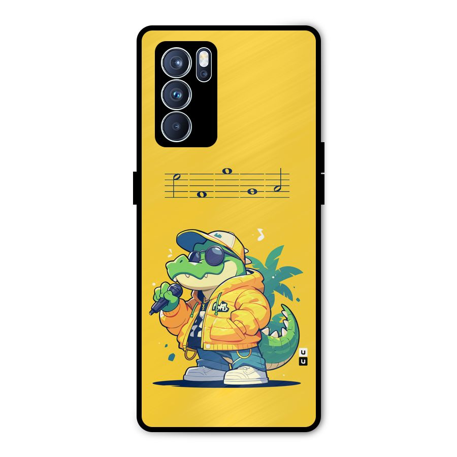 Music Gator Metal Back Case for Oppo Reno6 Pro 5G