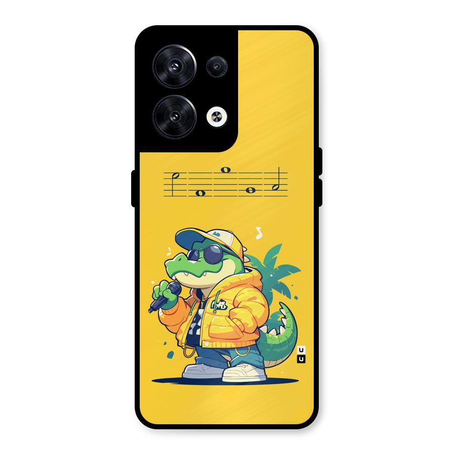 Music Gator Metal Back Case for Oppo Reno8 5G