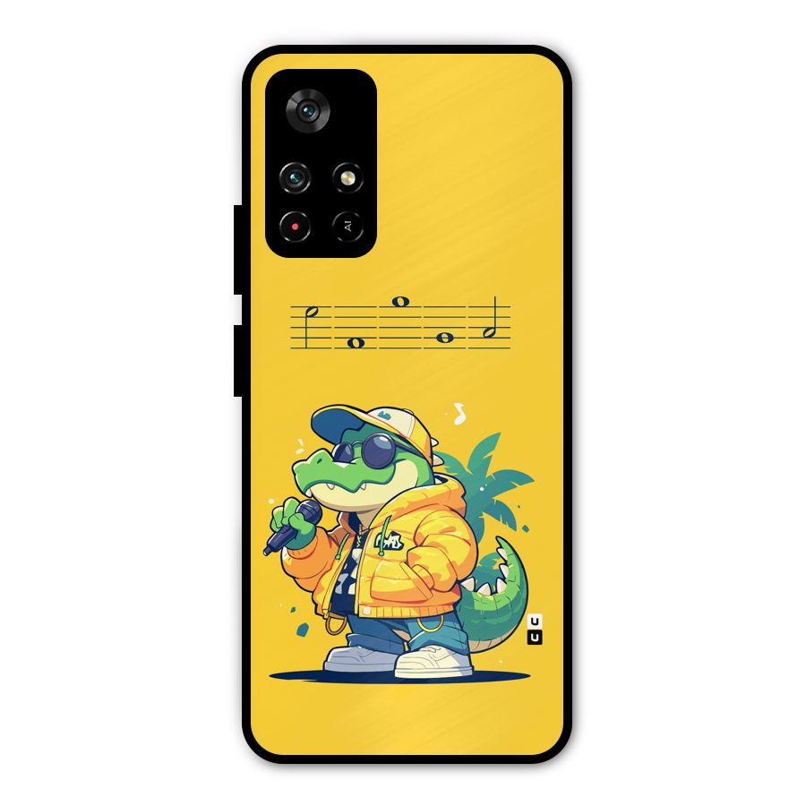 Music Gator Metal Back Case for Poco M4 Pro 5G