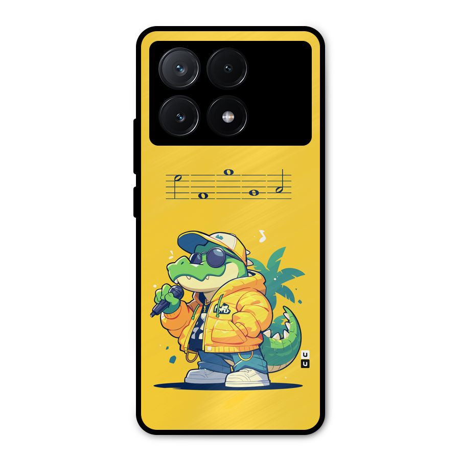 Music Gator Metal Back Case for Poco X6 Pro