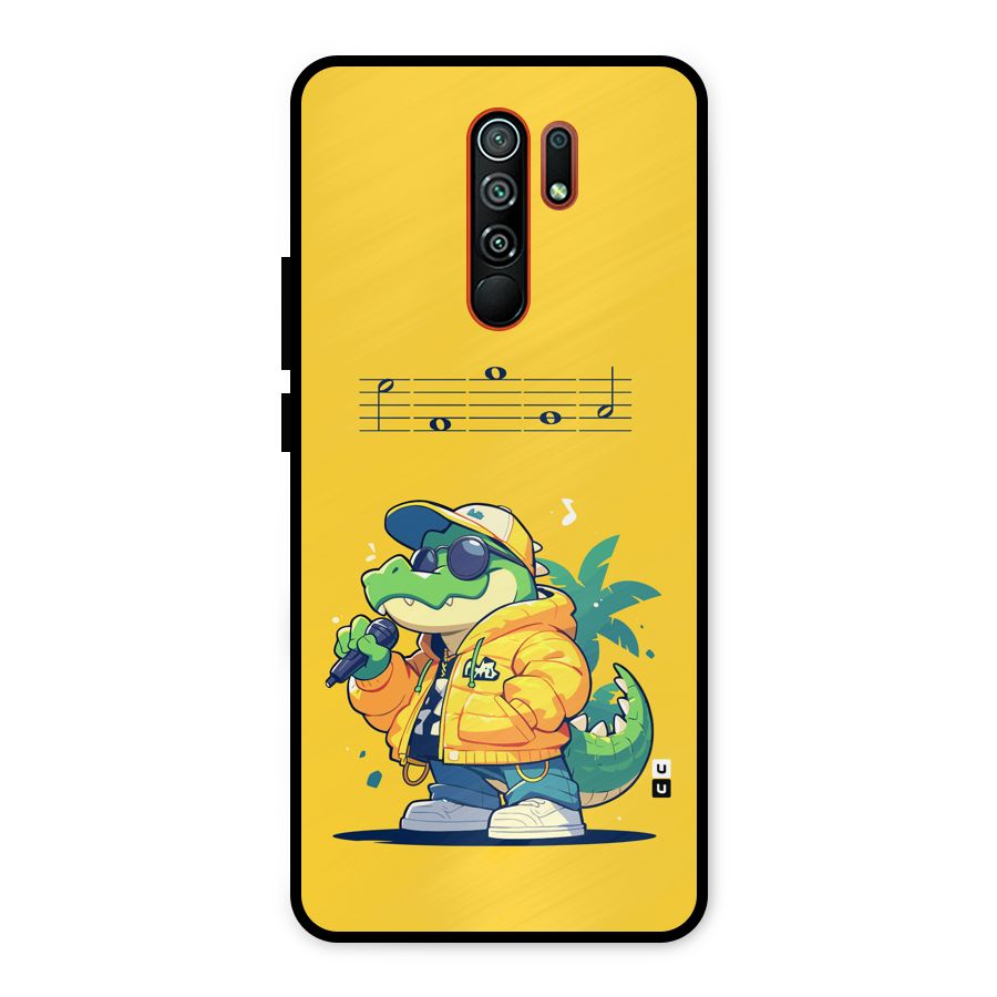 Music Gator Metal Back Case for Redmi 9 Prime