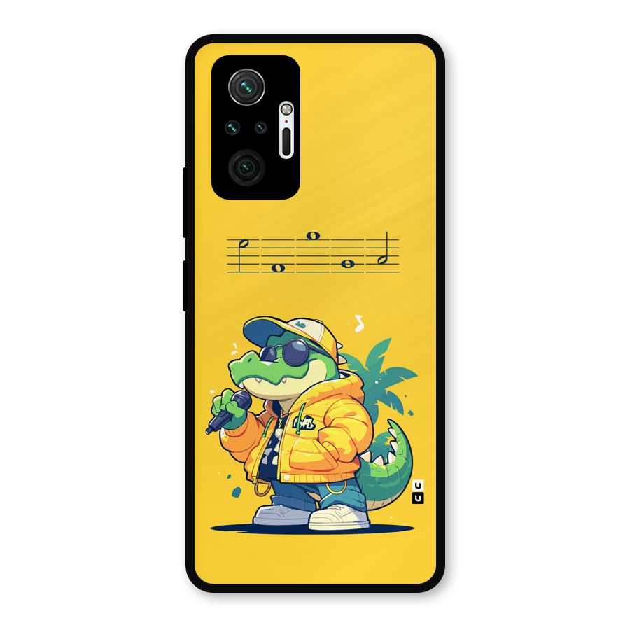 Music Gator Metal Back Case for Redmi Note 10 Pro