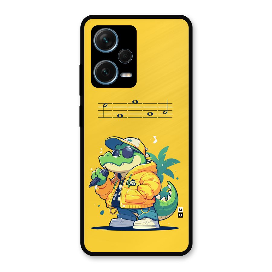 Music Gator Metal Back Case for Redmi Note 12 Pro Plus 5G
