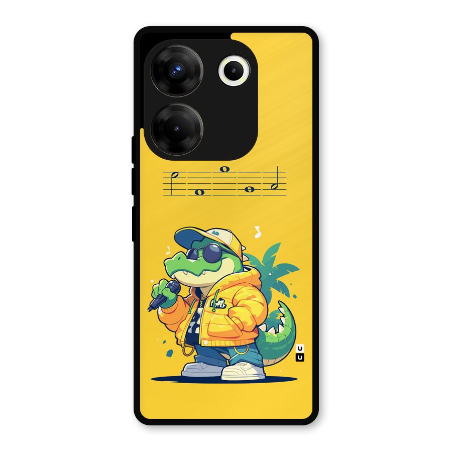 Music Gator Metal Back Case for Tecno Camon 20 Pro