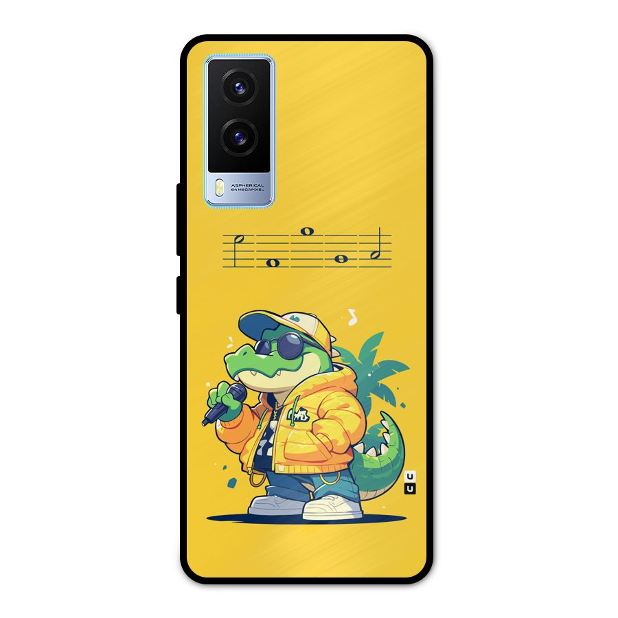 Music Gator Metal Back Case for Vivo V21e 5G