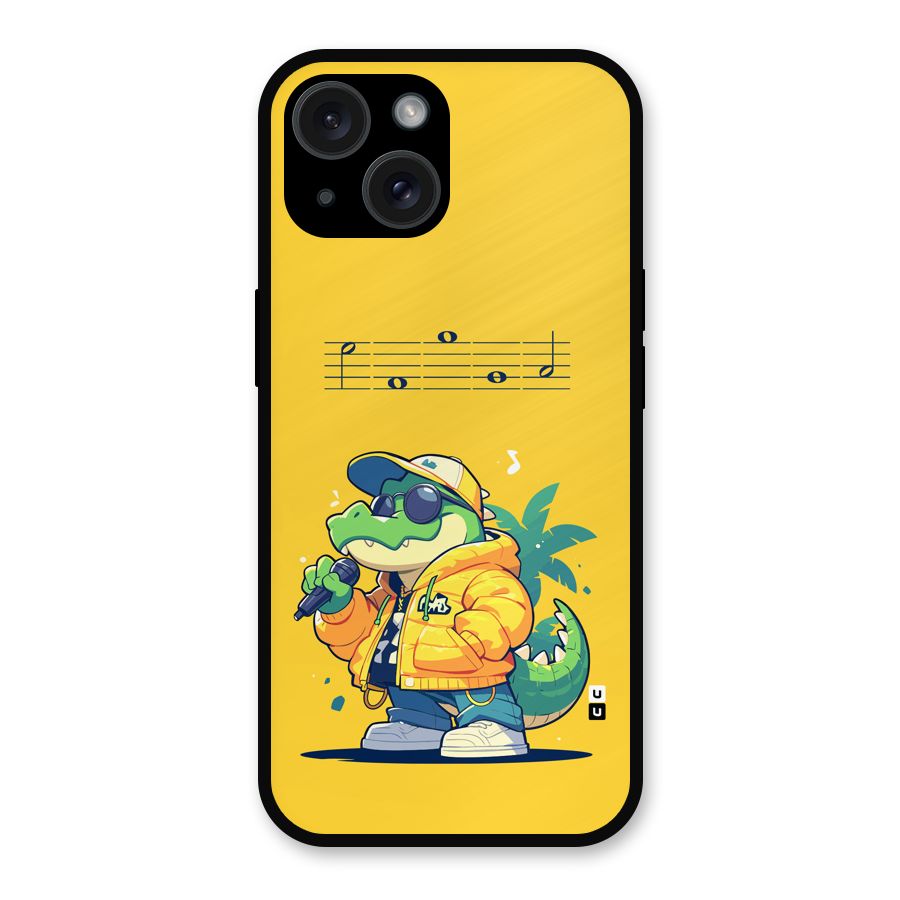 Music Gator Metal Back Case for iPhone 15