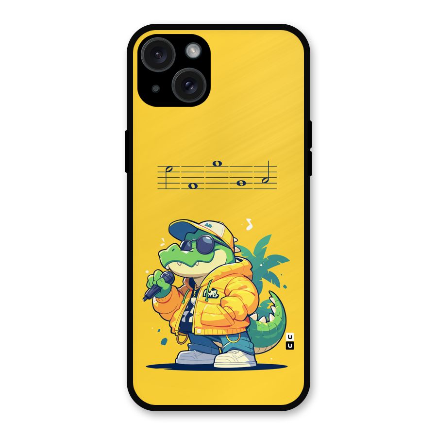 Music Gator Metal Back Case for iPhone 15 Plus