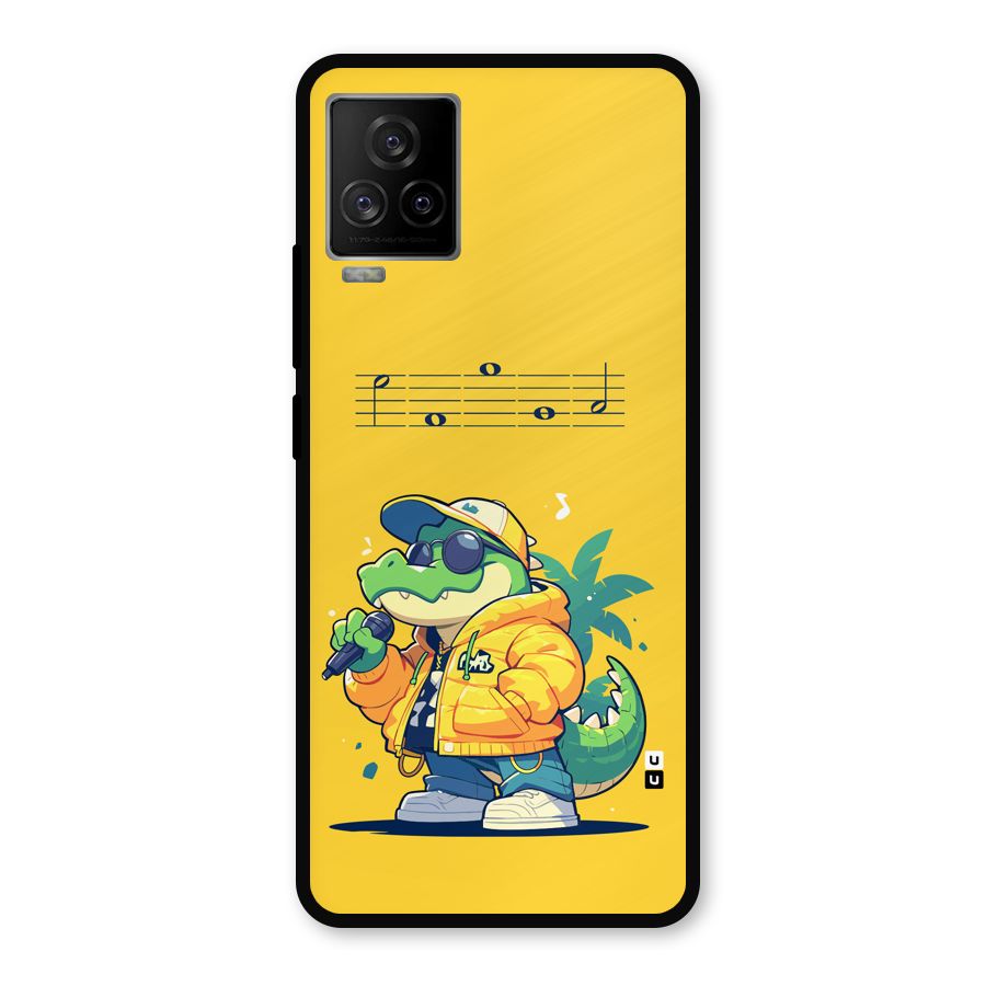 Music Gator Metal Back Case for iQOO 7 Legend 5G