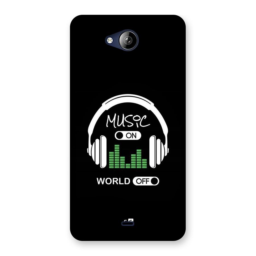 Music On World Off Back Case for Canvas Play Q355