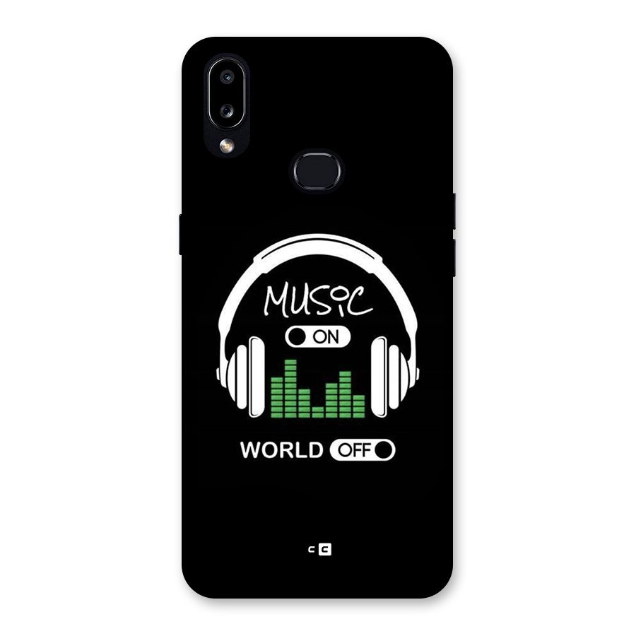 Music On World Off Back Case for Galaxy A10s