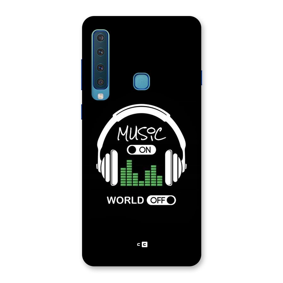 Music On World Off Back Case for Galaxy A9 (2018)