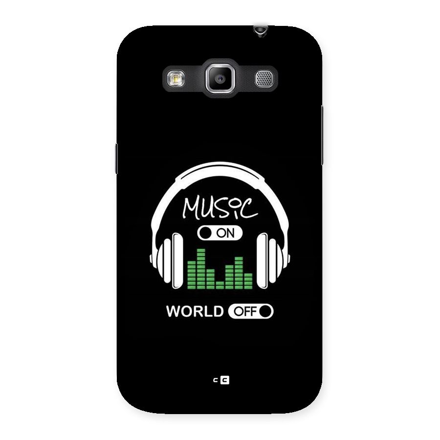 Music On World Off Back Case for Galaxy Grand Quattro
