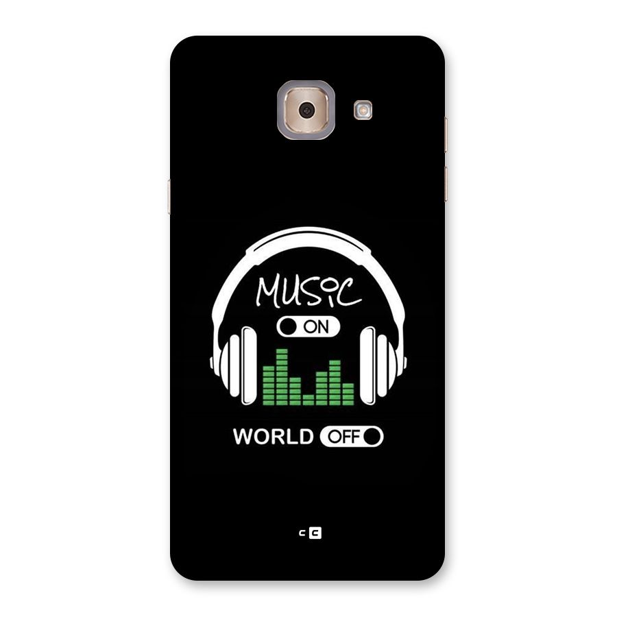 Music On World Off Back Case for Galaxy J7 Max