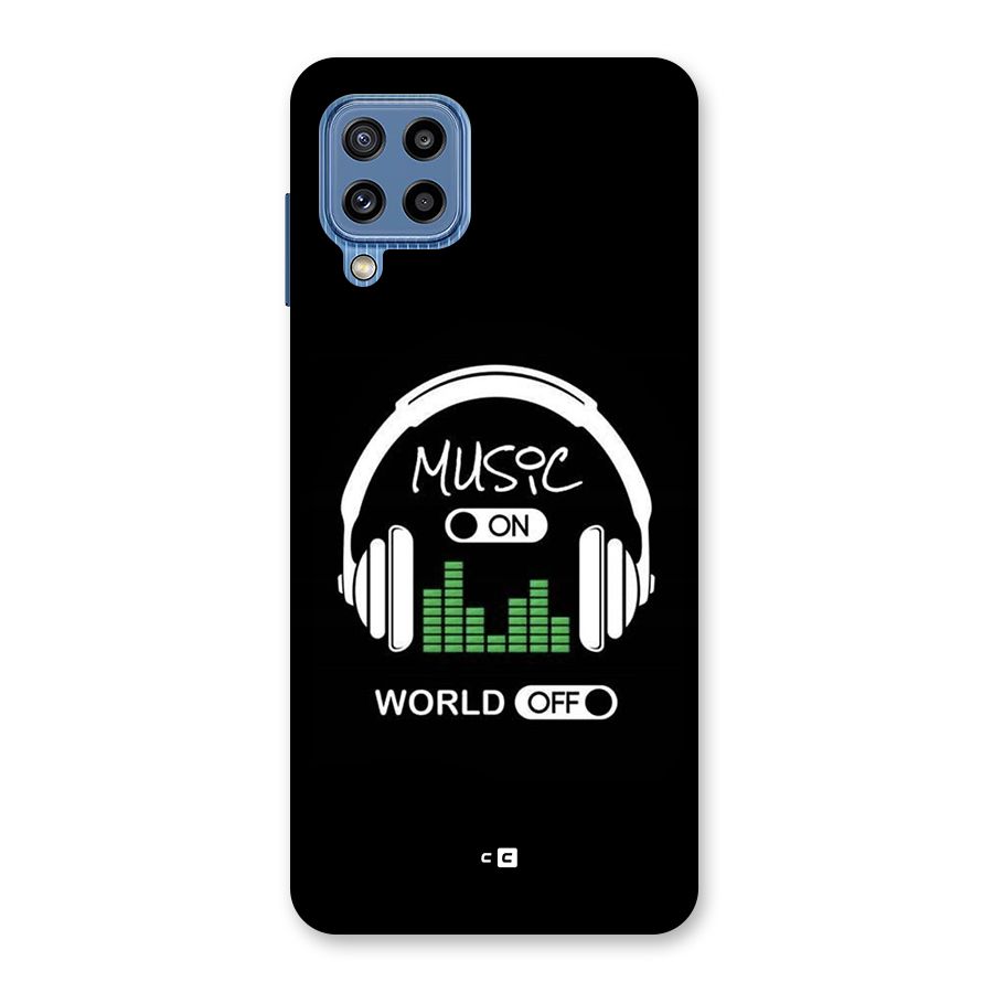 Music On World Off Back Case for Galaxy M32