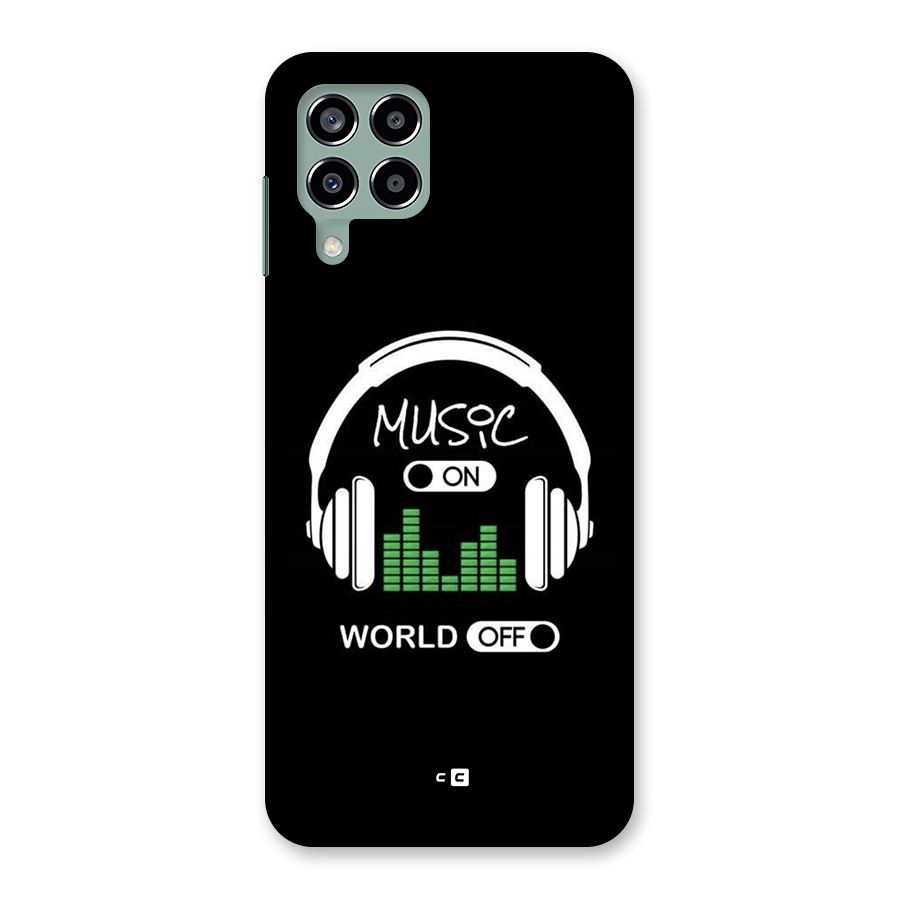 Music On World Off Back Case for Galaxy M33
