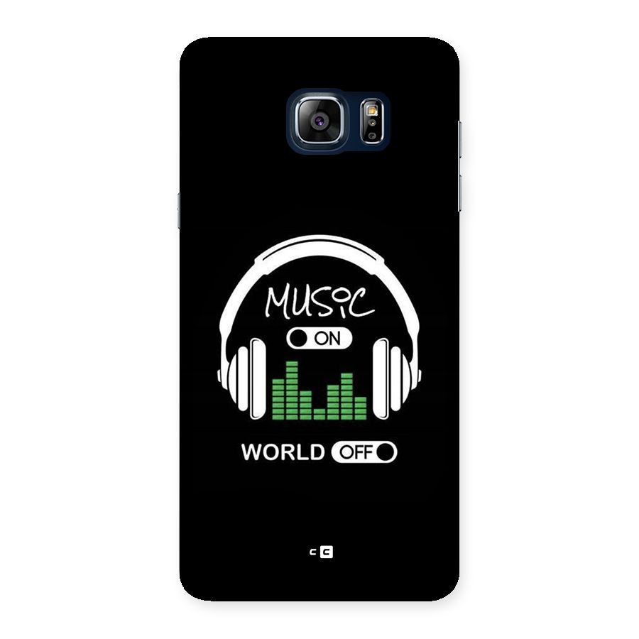 Music On World Off Back Case for Galaxy Note 5