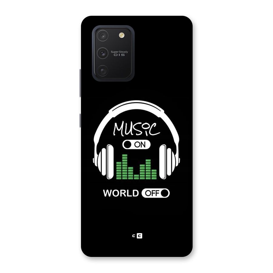 Music On World Off Back Case for Galaxy S10 Lite