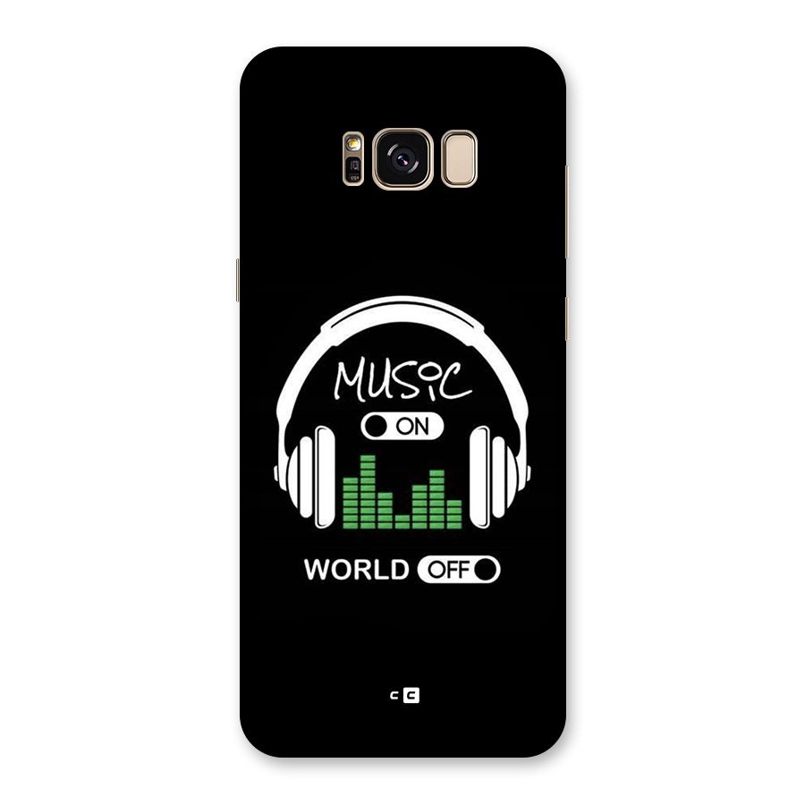 Music On World Off Back Case for Galaxy S8 Plus