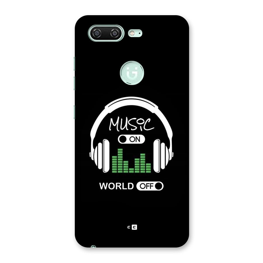 Music On World Off Back Case for Gionee S10