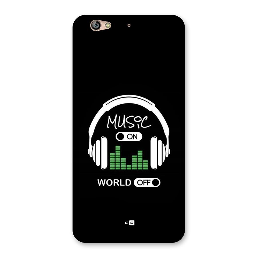 Music On World Off Back Case for Gionee S6