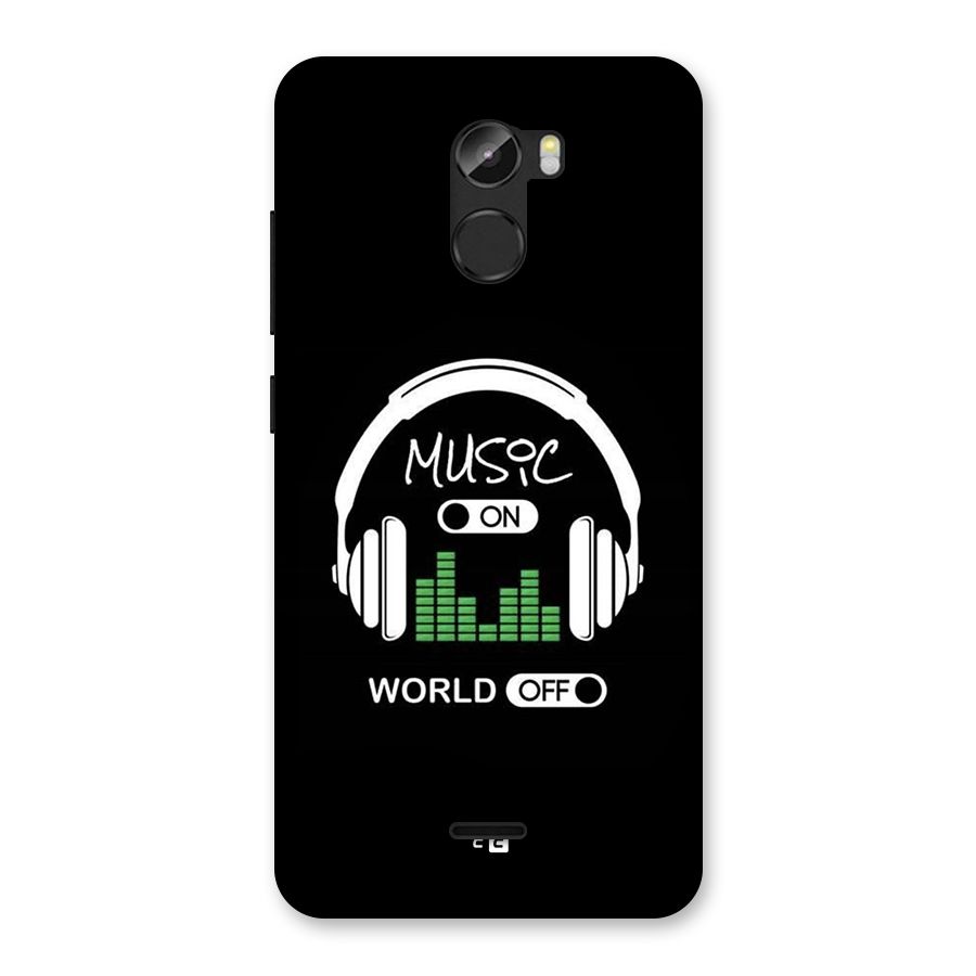 Music On World Off Back Case for Gionee X1