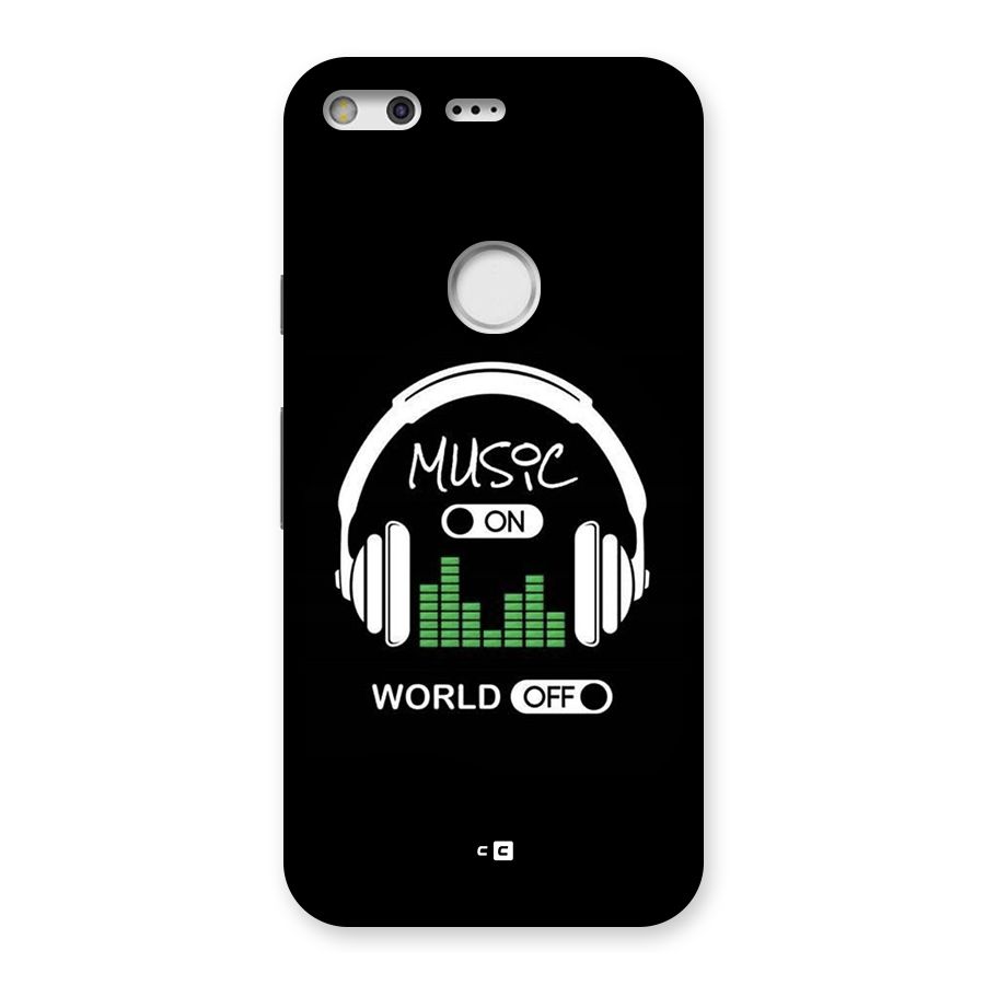 Music On World Off Back Case for Google Pixel