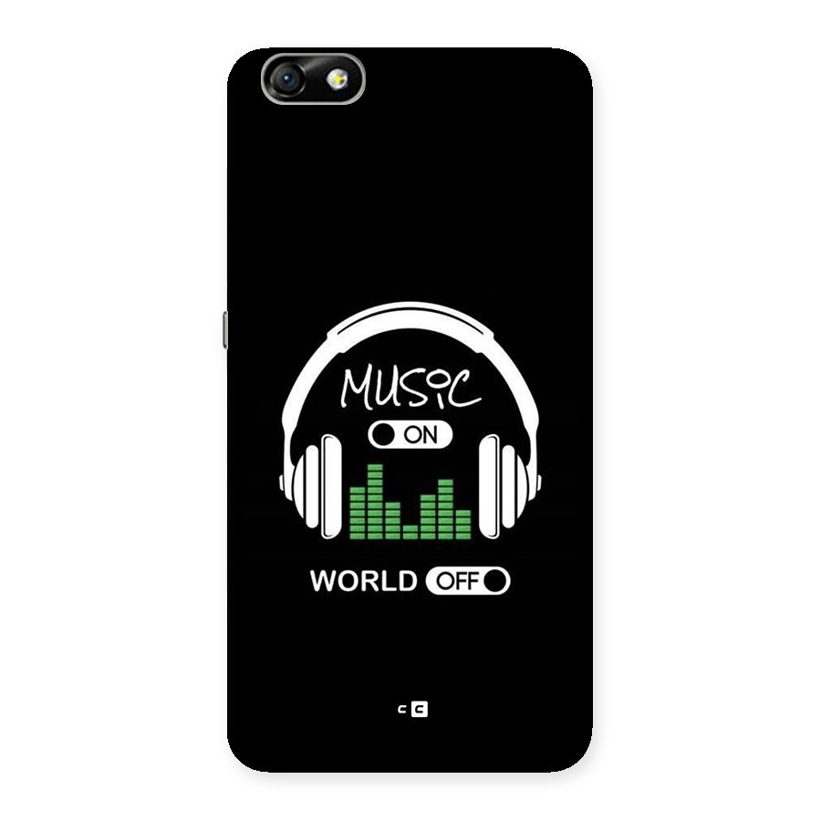Music On World Off Back Case for Honor 4X