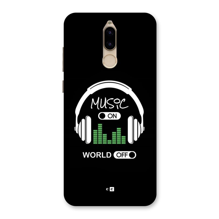 Music On World Off Back Case for Honor 9i