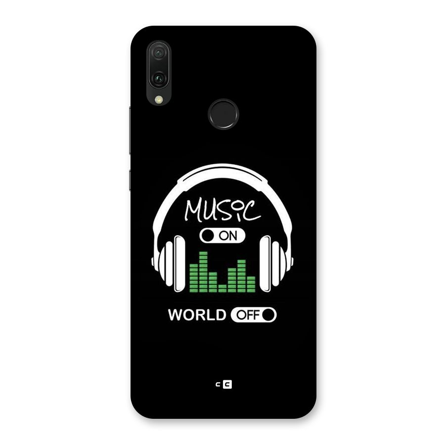 Music On World Off Back Case for Huawei Y9 (2019)