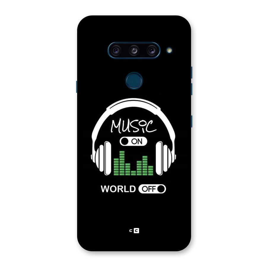 Music On World Off Back Case for LG  V40 ThinQ