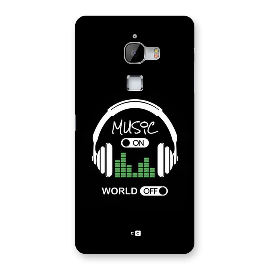 Music On World Off Back Case for LeTV Le Max