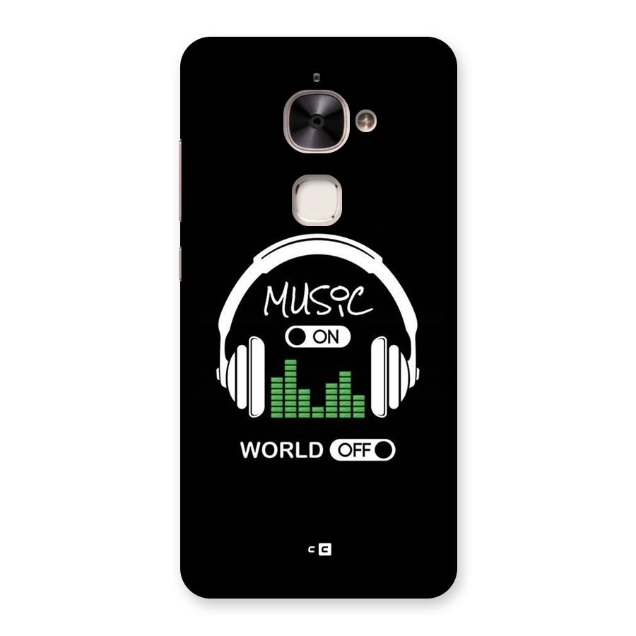 Music On World Off Back Case for Le 2