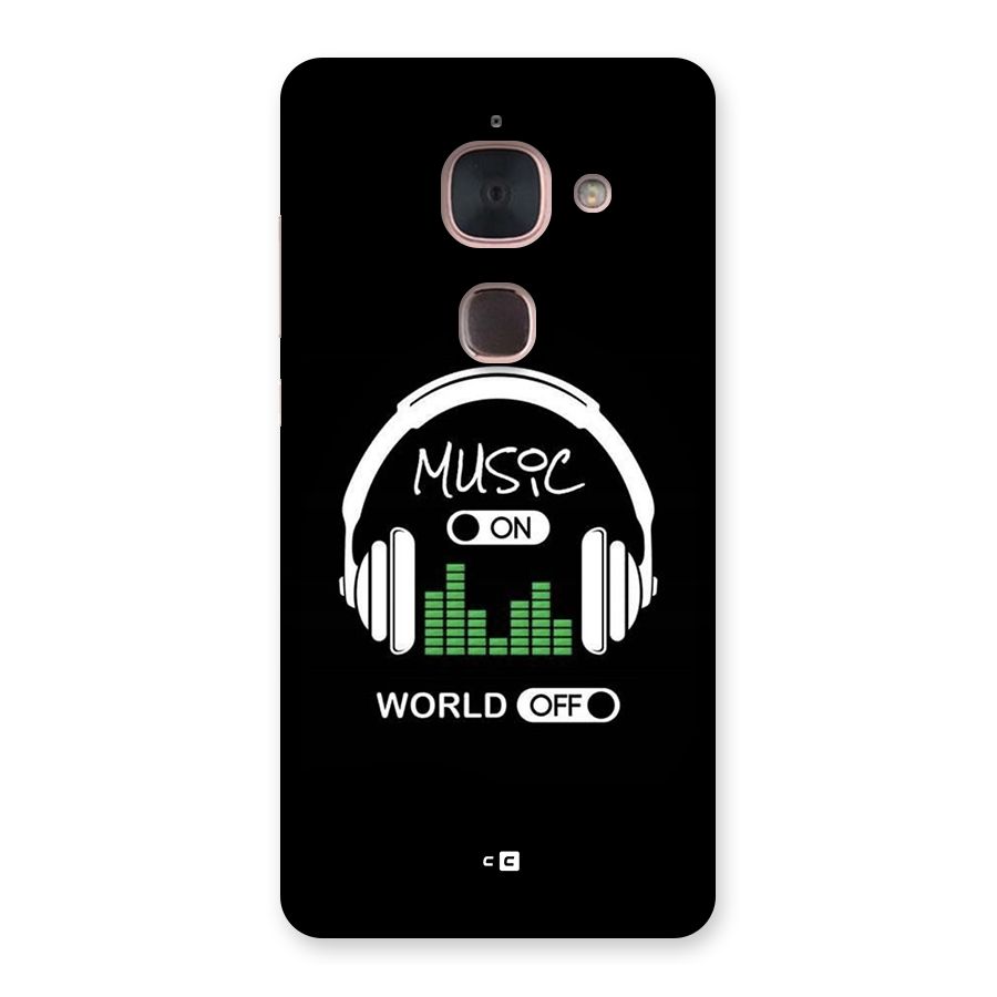 Music On World Off Back Case for Le Max 2
