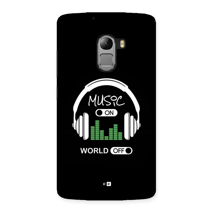 Music On World Off Back Case for Lenovo K4 Note