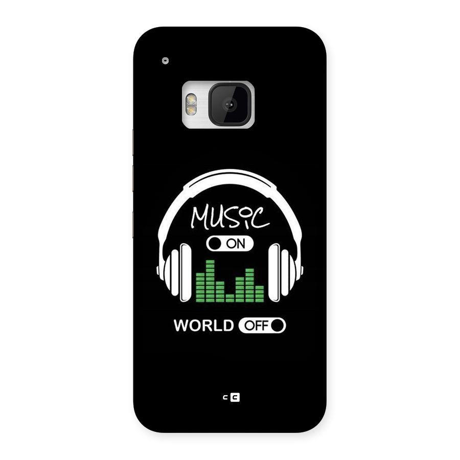 Music On World Off Back Case for One M9