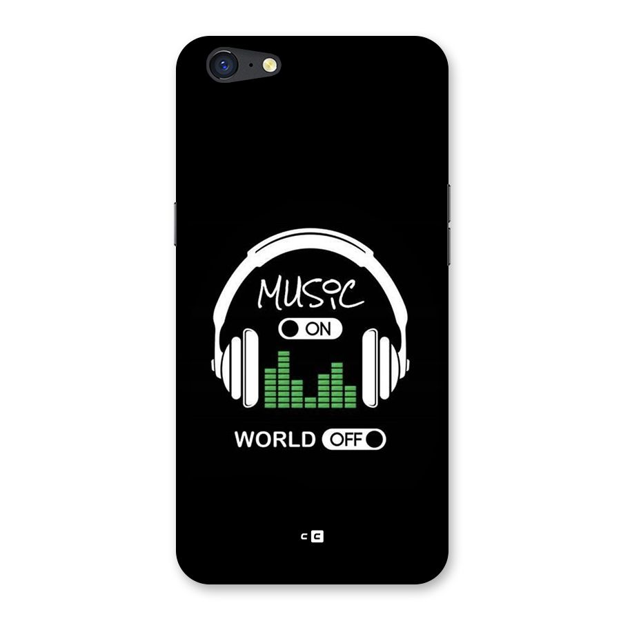 Music On World Off Back Case for Oppo A71