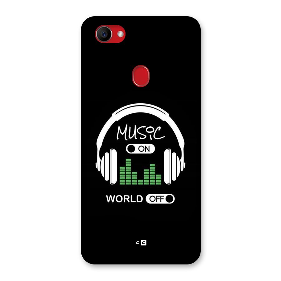 Music On World Off Back Case for Oppo F7