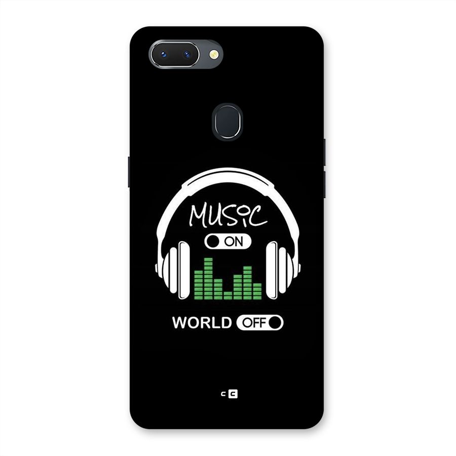 Music On World Off Back Case for Realme 2