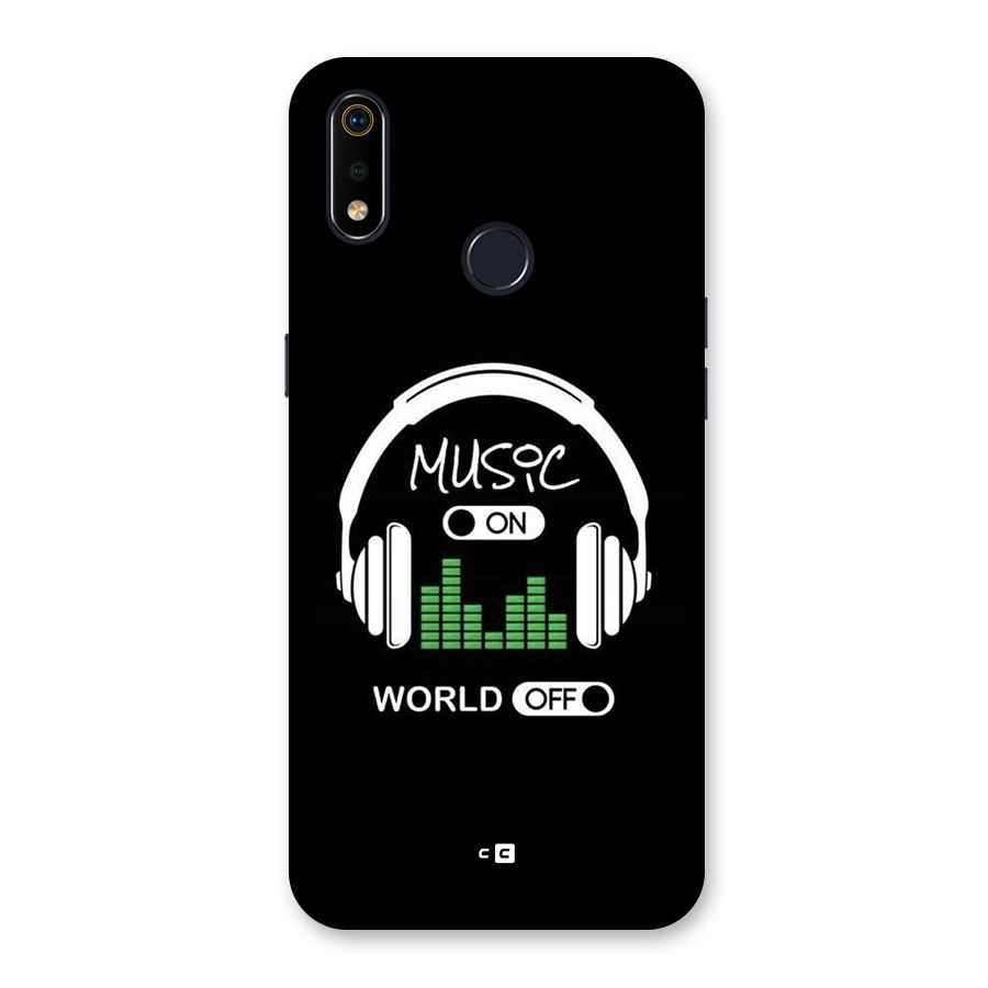 Music On World Off Back Case for Realme 3i
